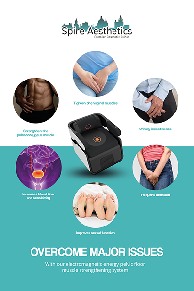 Image of EMS chair to treat Urine leakage Winkfield from Spire Aesthetics